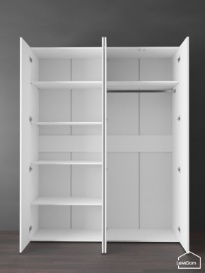 Шкаф Linnea MHR-4PO-1 2050х1600х510 (Белый-М 11.1.2) в Приобье - priobie.mebel24.online | фото 4