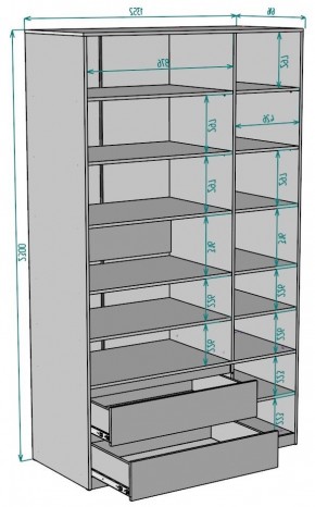 Шкаф Мальта H219 в Приобье - priobie.mebel24.online | фото 2