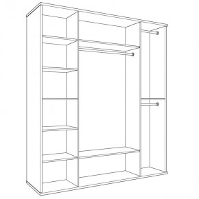 Шкаф распашной четырехдверный с зеркалами Парма Нео в Приобье - priobie.mebel24.online | фото 10