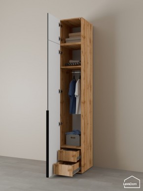 Шкаф с антресолью Linnea MHR-1A-3 2450х400х510 (ДВ-М 11.1.25) в Приобье - priobie.mebel24.online | фото 5