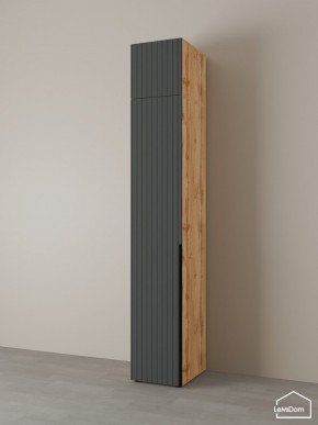 Шкаф с антресолью Linnea MHR-1A-4 2450х400х510 (ДВ-М 11.1.25) в Приобье - priobie.mebel24.online | фото