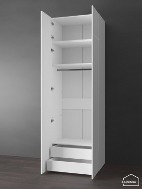 Шкаф с антресолью Linnea MHR-2POA-3 2450х800х510 (Белый-М 11.1.2) в Приобье - priobie.mebel24.online | фото 6