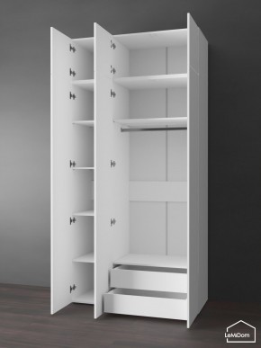 Шкаф с антресолью Linnea MHR-3POA-2 2450х1200х510 (Белый-М 11.1.2) в Приобье - priobie.mebel24.online | фото 5