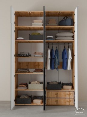 Шкаф с антресолью Linnea MHR-4A-2 2450х1600х510 (ДВ-М 11.1.25) в Приобье - priobie.mebel24.online | фото 5