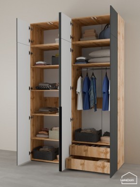 Шкаф с антресолью Linnea MHR-4A-2 2450х1600х510 (ДВ-М 11.1.25) в Приобье - priobie.mebel24.online | фото 6