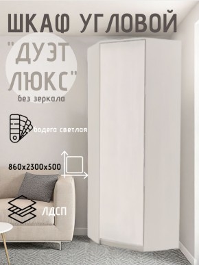 Шкаф угловой Дуэт Люкс без зеркала в Приобье - priobie.mebel24.online | фото