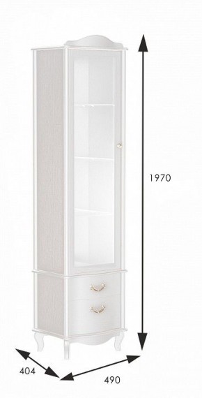 Шкаф-витрина Джульетта в Приобье - priobie.mebel24.online | фото 3