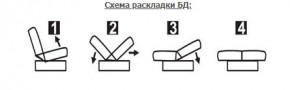 СОФИЯ ЛЮКС Диван БД (пруж.блок) в Приобье - priobie.mebel24.online | фото 6
