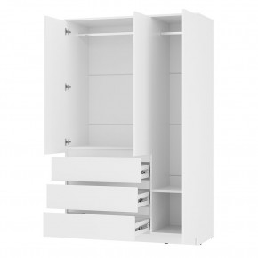 Спальня Симпл (белая) модульная в Приобье - priobie.mebel24.online | фото 52