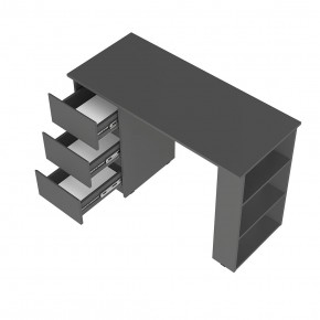 Спальня Симпл (графит) модульная в Приобье - priobie.mebel24.online | фото 24