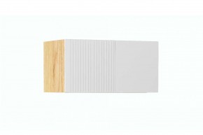 СТЕФАНИ-1.1 Антресоль (дуб крафт золотой/белый софт) в Приобье - priobie.mebel24.online | фото