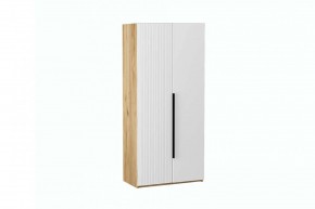 СТЕФАНИ-2 Шкаф (дуб крафт золотой/белый софт) в Приобье - priobie.mebel24.online | фото