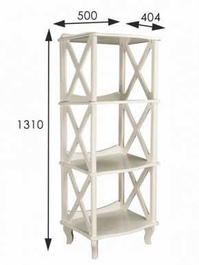 Стеллаж Джульетта 3 в Приобье - priobie.mebel24.online | фото 4