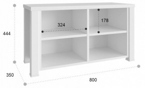 Стеллаж для обуви Изабель ИЗ-43 в Приобье - priobie.mebel24.online | фото 3