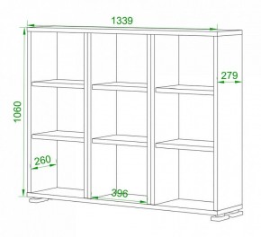 Стеллаж Домино нельсон ПУ-60-1 в Приобье - priobie.mebel24.online | фото 2