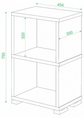 Стеллаж-колонка Домино СБ-15/2 в Приобье - priobie.mebel24.online | фото 2