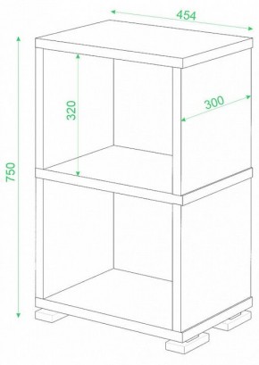 Стеллаж-колонка Домино СБ-15/2 в Приобье - priobie.mebel24.online | фото 3