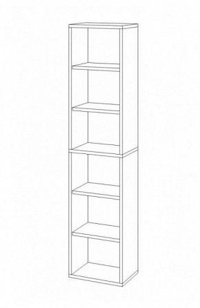 Стеллаж-колонка Домино СУ(ш1в2) в Приобье - priobie.mebel24.online | фото 3