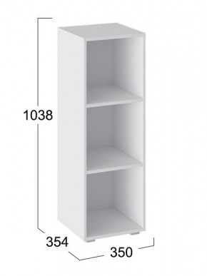 Стеллаж модульный «Литл» Тип 3 в Приобье - priobie.mebel24.online | фото 2