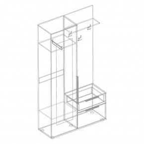 СТИЛ Прихожая (модульная) в Приобье - priobie.mebel24.online | фото 3