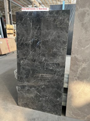 Стол ALES 180 BLACK GRAVE SOLID CERAMIC, керамика / бронзовый, ®DISAUR в Приобье - priobie.mebel24.online | фото 3