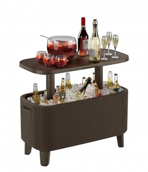 Стол Беви Бар (Bevy Bar Large Cool Bar), коричневый в Приобье - priobie.mebel24.online | фото 3