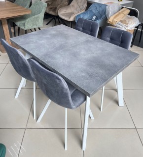 Стол BRICK M 140 Бетон Портленд/ Белый М-City в Приобье - priobie.mebel24.online | фото 2
