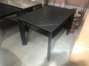 Стол CORNER 120 MATT BLACK MARBLE SOLID CERAMIC / BLACK, ®DISAUR в Приобье - priobie.mebel24.online | фото 10