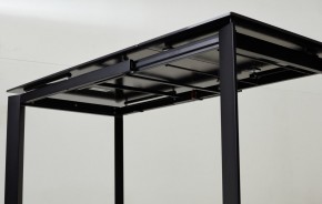 Стол CORNER 120 MATT BLACK MARBLE SOLID CERAMIC / BLACK, ®DISAUR в Приобье - priobie.mebel24.online | фото 2
