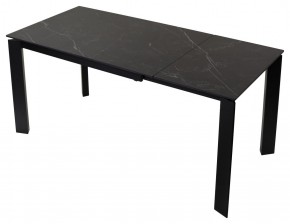 Стол CORNER 120 MATT BLACK MARBLE SOLID CERAMIC / BLACK, ®DISAUR в Приобье - priobie.mebel24.online | фото 4