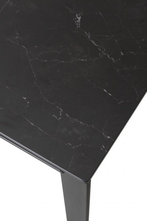 Стол CORNER 120 MATT BLACK MARBLE SOLID CERAMIC / BLACK, ®DISAUR в Приобье - priobie.mebel24.online | фото 5