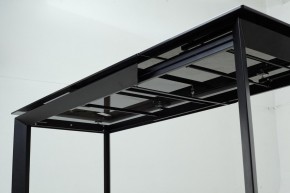 Стол CREMONA 140 KL-99 Белый мрамор матовый, итальянская керамика / черный каркас, ®DISAUR в Приобье - priobie.mebel24.online | фото 13