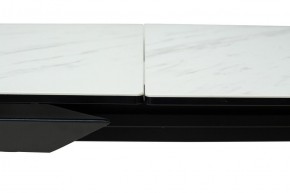 Стол CREMONA 180 KL-99 Белый мрамор матовый, итальянская керамика / черный каркас, ®DISAUR в Приобье - priobie.mebel24.online | фото 12