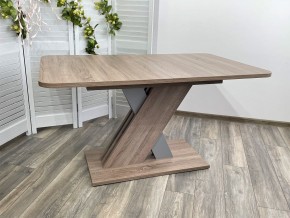 Стол EXEL 140 Дуб Трюфель/ Алюминий М-City в Приобье - priobie.mebel24.online | фото 4