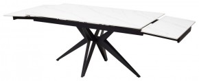 Стол FORIO 160 MATT WHITE MARBLE SOLID CERAMIC / BLACK, ®DISAUR в Приобье - priobie.mebel24.online | фото 8