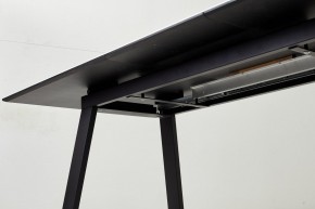 Стол Франк 180 БЕЛЫЙ МРАМОР, стекло / ЧЕРНЫЙ М-City в Приобье - priobie.mebel24.online | фото 4