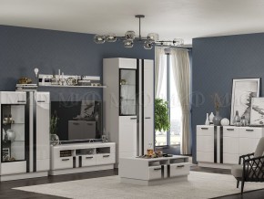 МАГНОЛИЯ Стол журнальный (Белый глянец/Белый) в Приобье - priobie.mebel24.online | фото 3