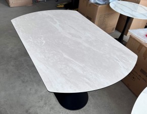 Стол KAI 140 TL-109 поворотная система раскладки, испанская керамика / Темно-серый / Черный, ®DISAUR в Приобье - priobie.mebel24.online | фото 7