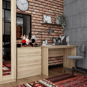 Стол КАСТОР письменный 120х65, цвет Дуб Сонома в Приобье - priobie.mebel24.online | фото 3