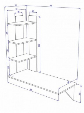 Стол компьютерный Домино Cross СтТ5 в Приобье - priobie.mebel24.online | фото 2