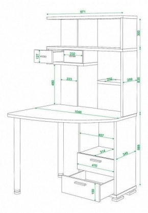 Стол компьютерный Домино нельсон СК-20 в Приобье - priobie.mebel24.online | фото 5