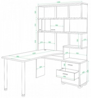 Стол компьютерный Домино нельсон СР-420/150 в Приобье - priobie.mebel24.online | фото 2
