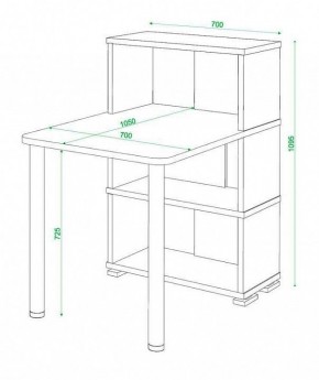 Стол компьютерный Домино СБ-10М3 в Приобье - priobie.mebel24.online | фото 3
