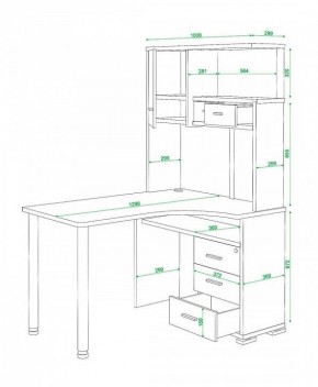 Стол компьютерный Домино СР-130 в Приобье - priobie.mebel24.online | фото 5