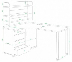 Стол компьютерный Домино СР-145М в Приобье - priobie.mebel24.online | фото 3