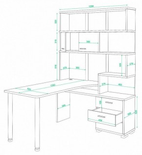 Стол компьютерный Домино СР-420/130 в Приобье - priobie.mebel24.online | фото 2