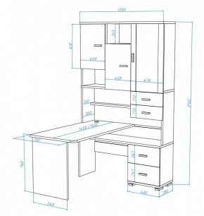 Стол компьютерный Домино СР-620/140 в Приобье - priobie.mebel24.online | фото 3