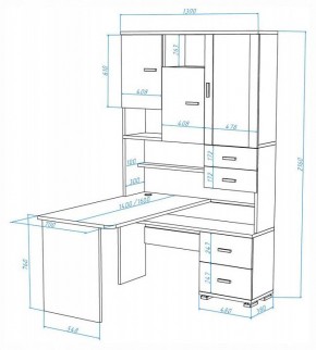 Стол компьютерный Домино СР-620-160 в Приобье - priobie.mebel24.online | фото 2