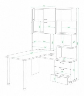 Стол компьютерный Латте СР-500М190 в Приобье - priobie.mebel24.online | фото 3