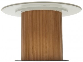Стол MESA D120 цвет БЕЛЫЙ МРАМОР M326 / Каркас OAK, ®DISAUR в Приобье - priobie.mebel24.online | фото 8